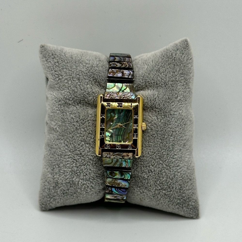 Vintage Abalone Stretchy Band Women’s Watch